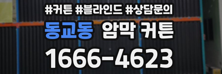 동교동 암막 커튼