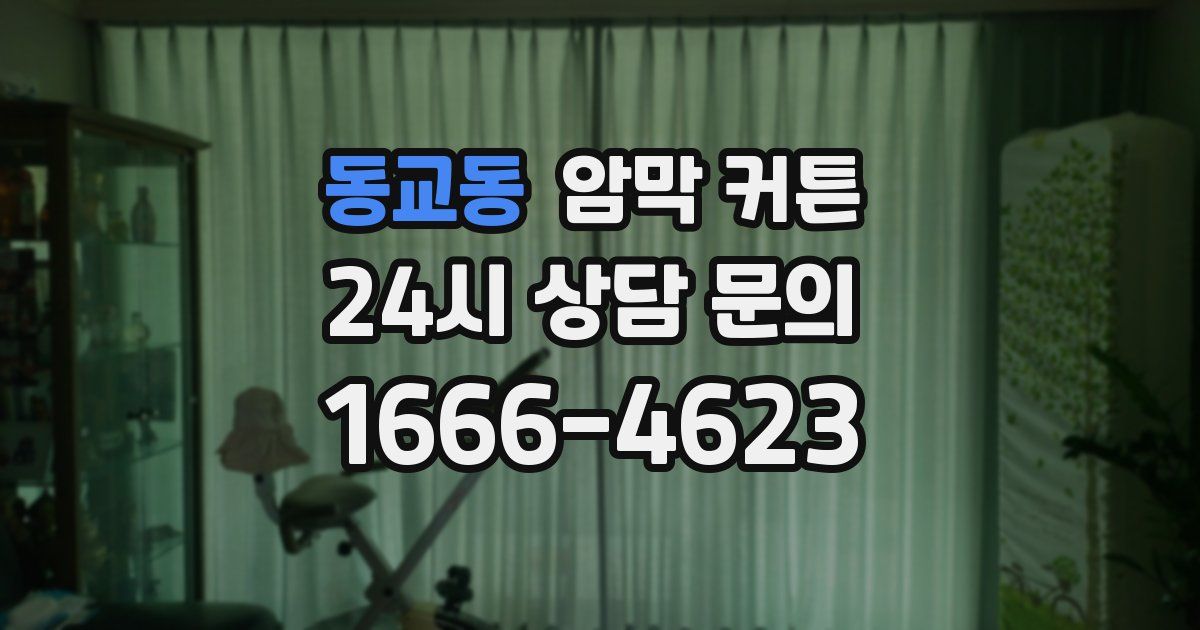 동교동 암막 커튼