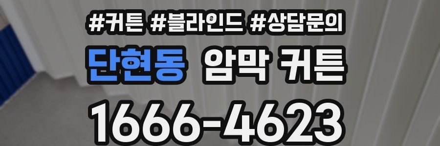 단현동 암막 커튼