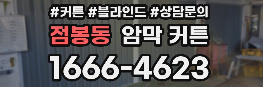 점봉동 암막 커튼