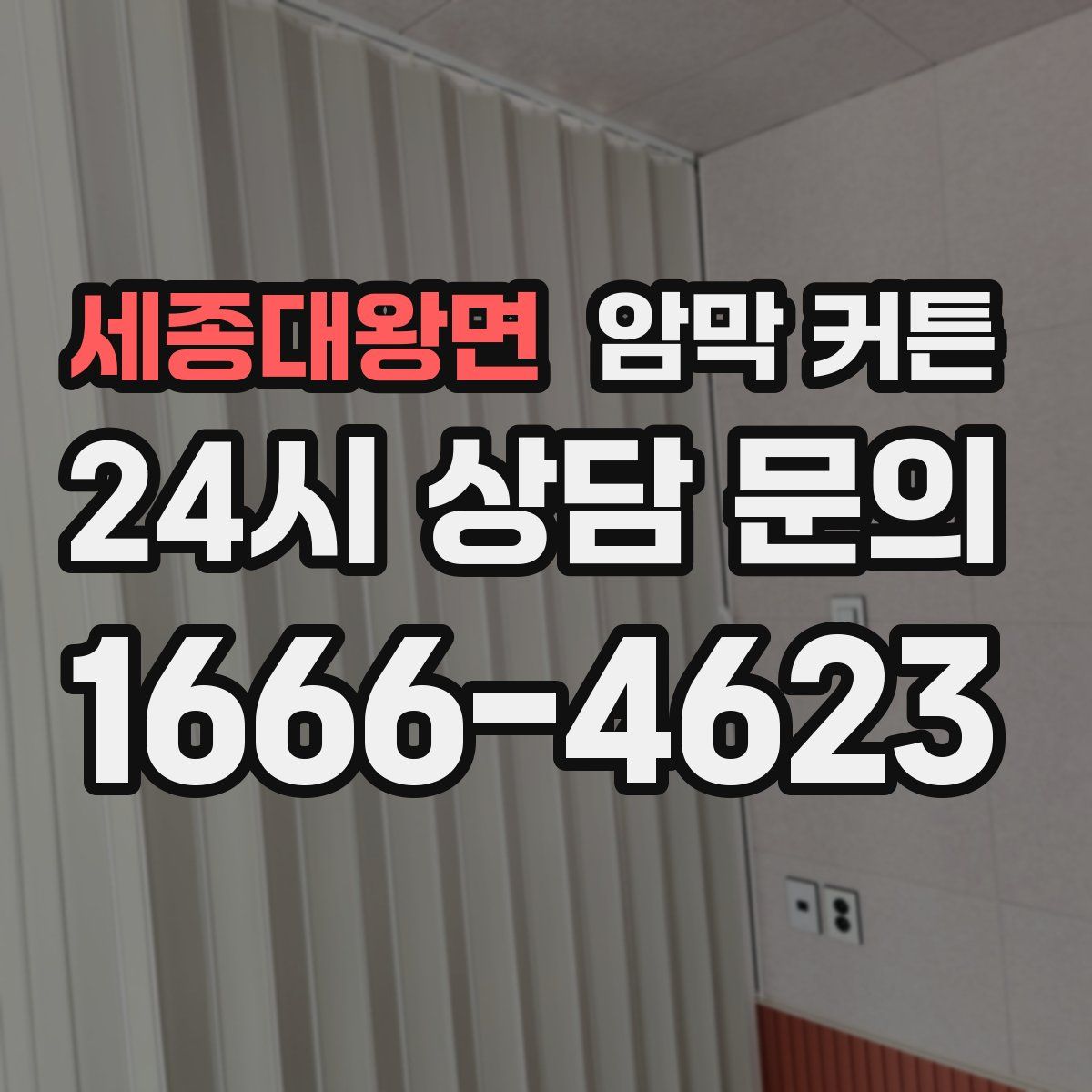 세종대왕면 암막 커튼