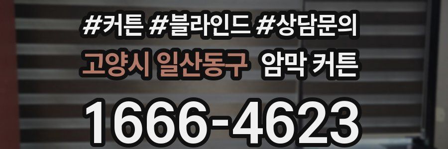 고양시 일산동구 암막 커튼