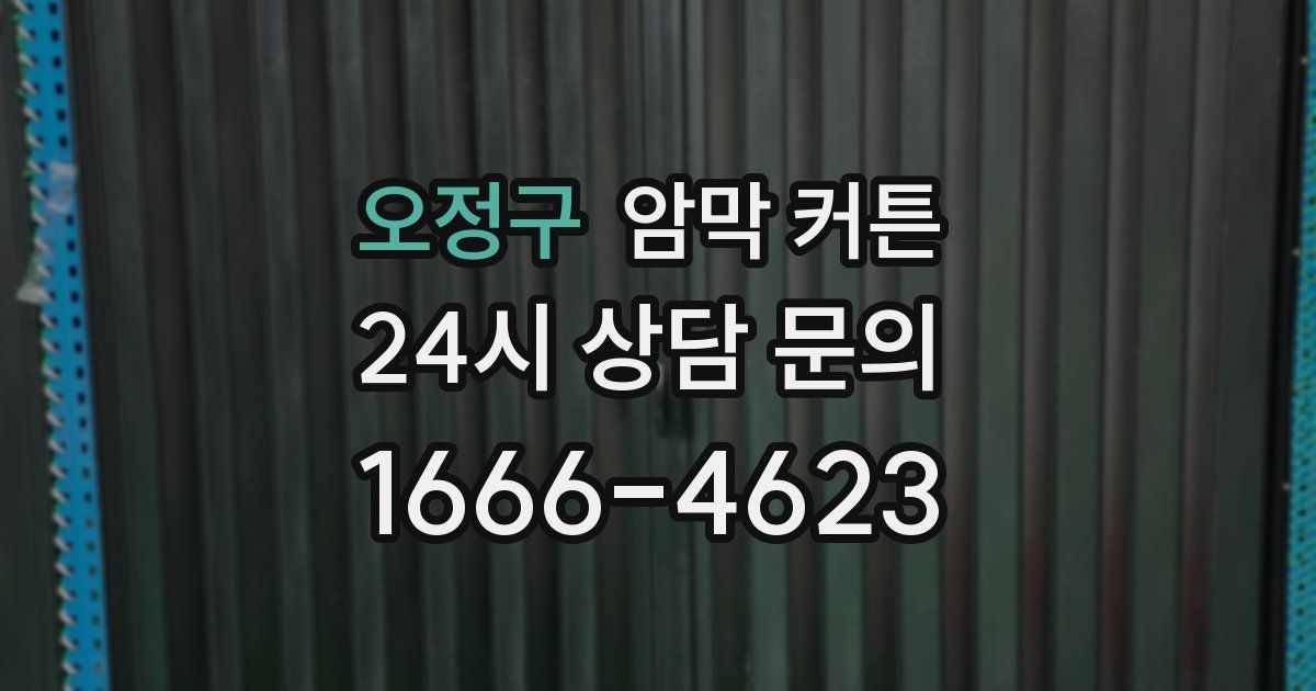 오정구 암막 커튼