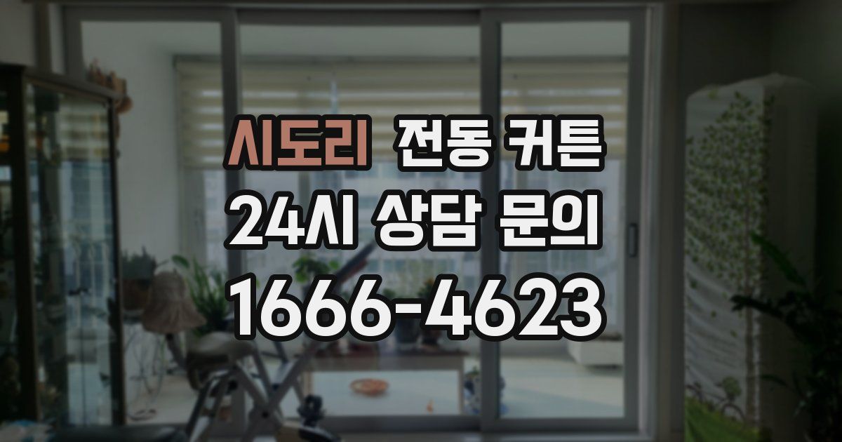 시도리 전동 커튼