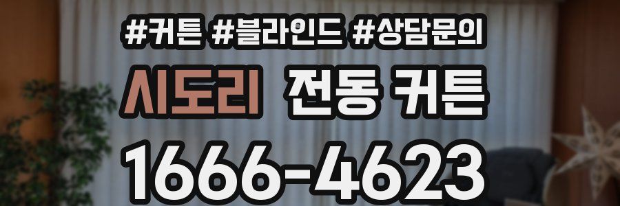 시도리 전동 커튼