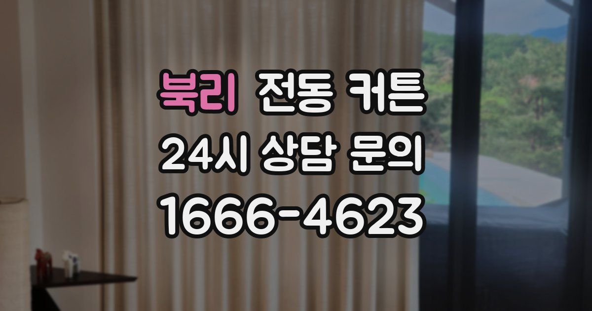 북리 전동 커튼