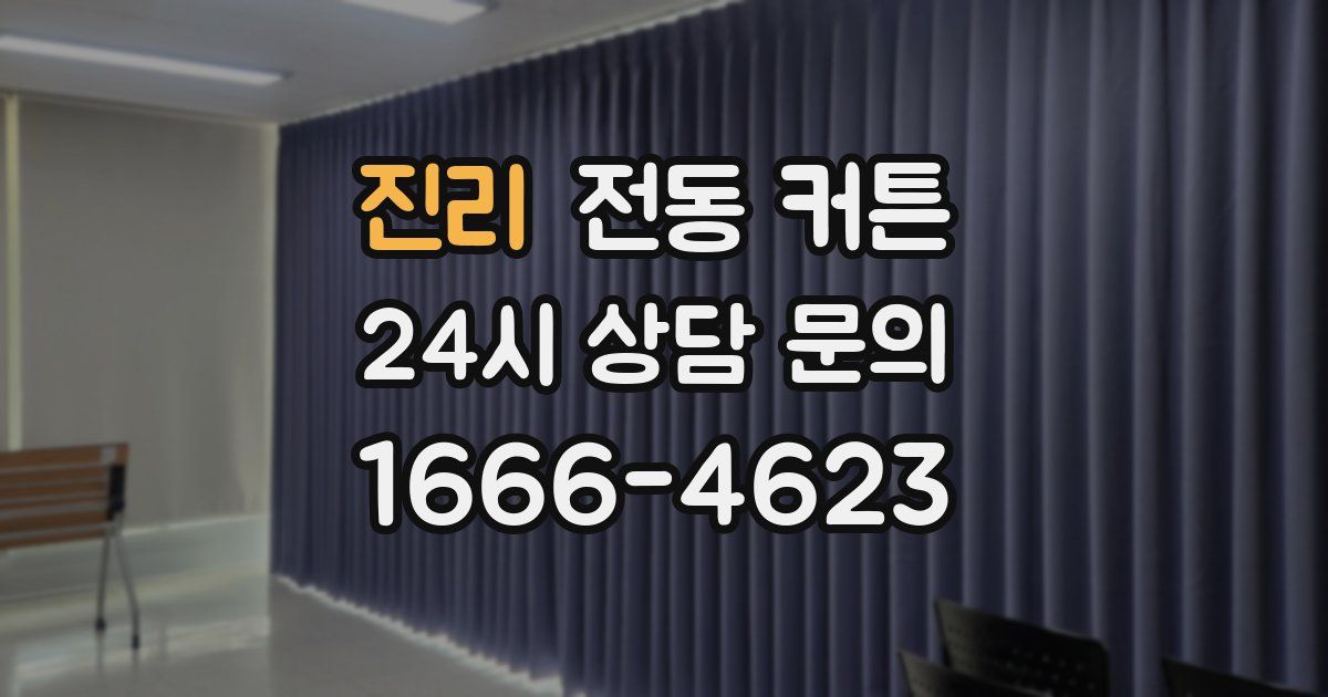 진리 전동 커튼