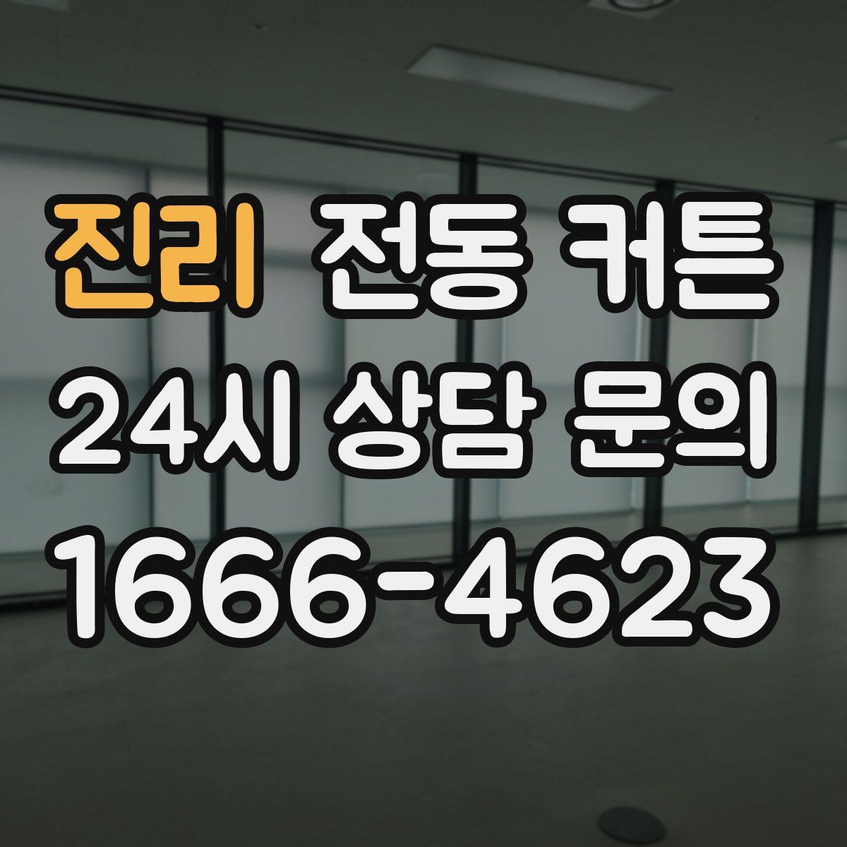 진리 전동 커튼