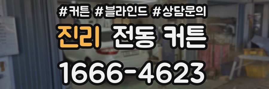 진리 전동 커튼