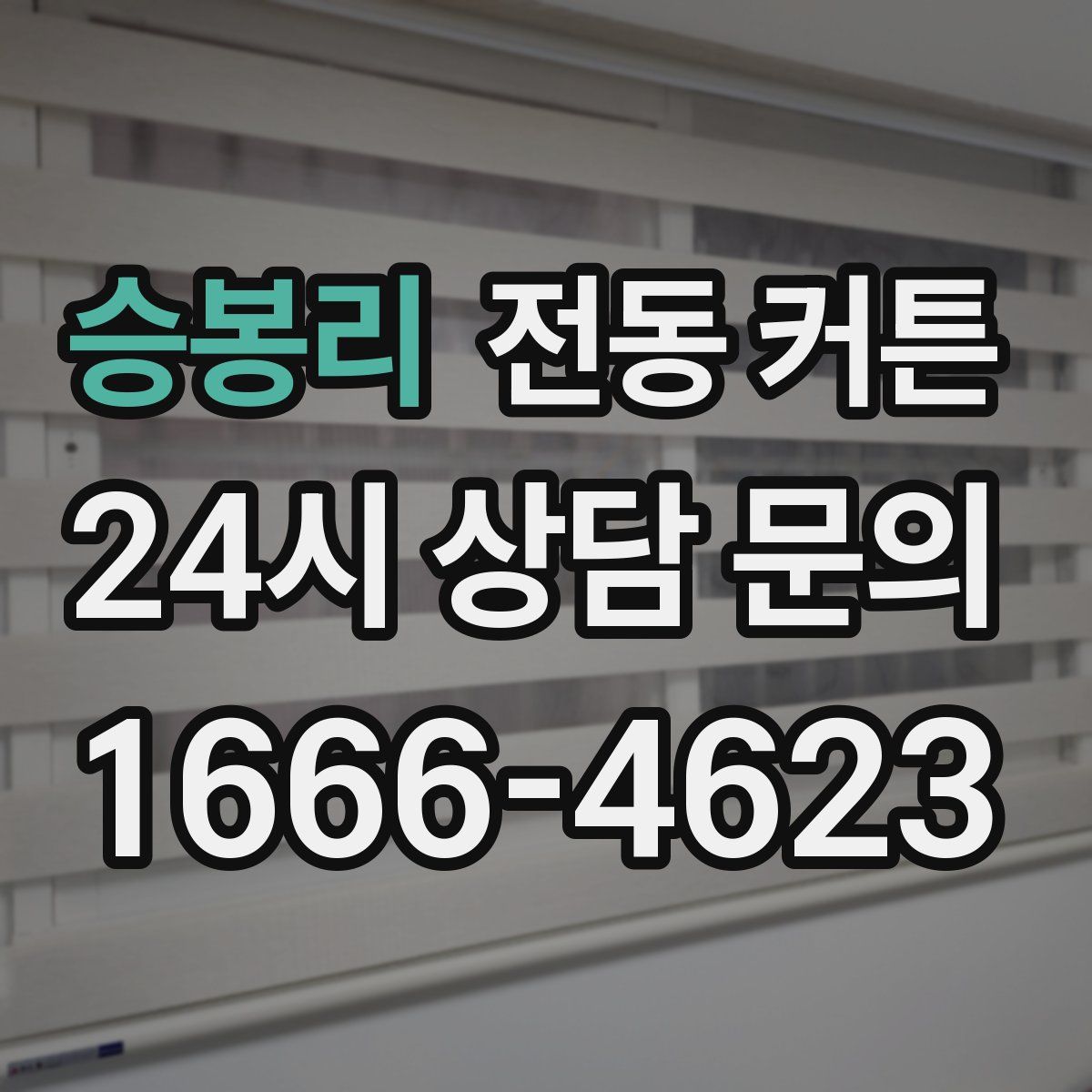 승봉리 전동 커튼
