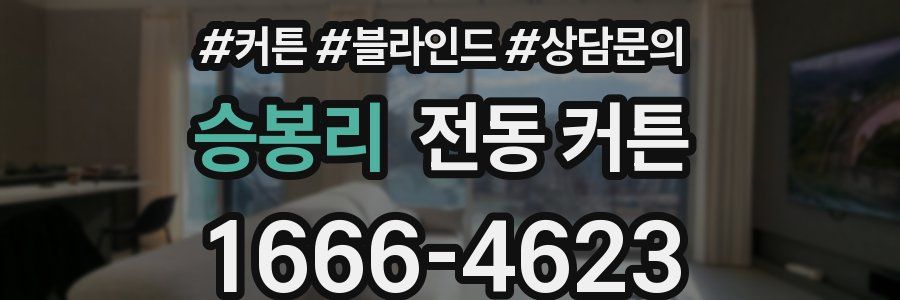 승봉리 전동 커튼