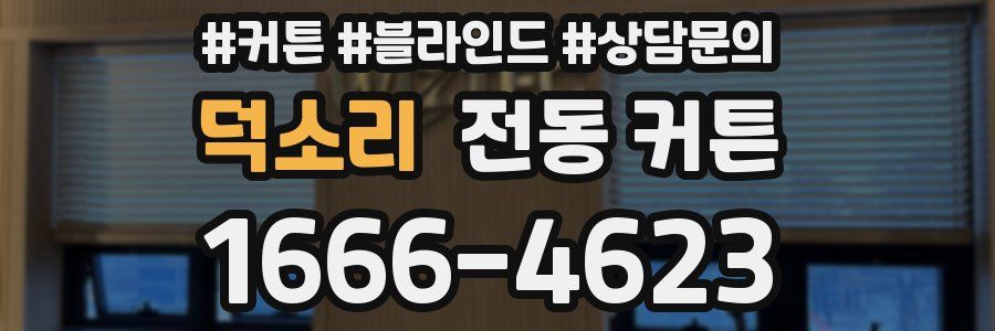 덕소리 전동 커튼