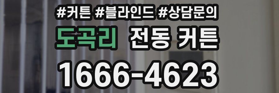 도곡리 전동 커튼