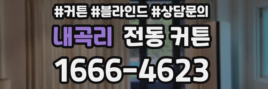 내곡리 전동 커튼