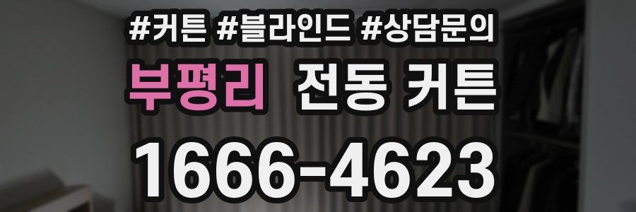 부평리 전동 커튼