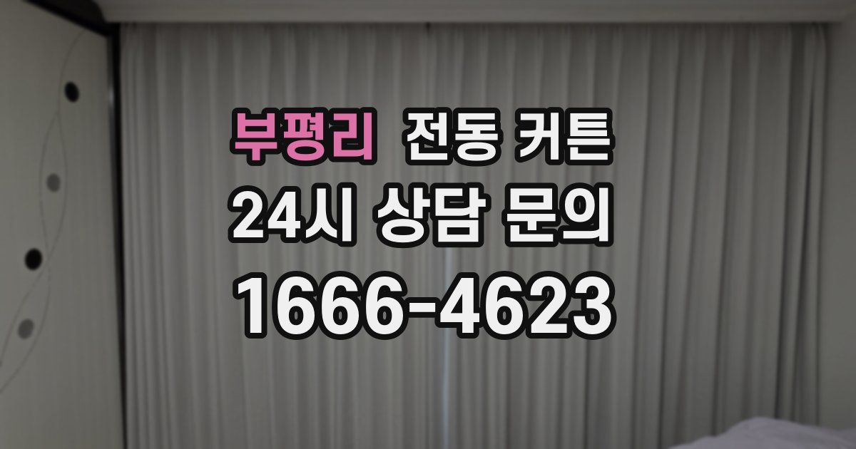 부평리 전동 커튼