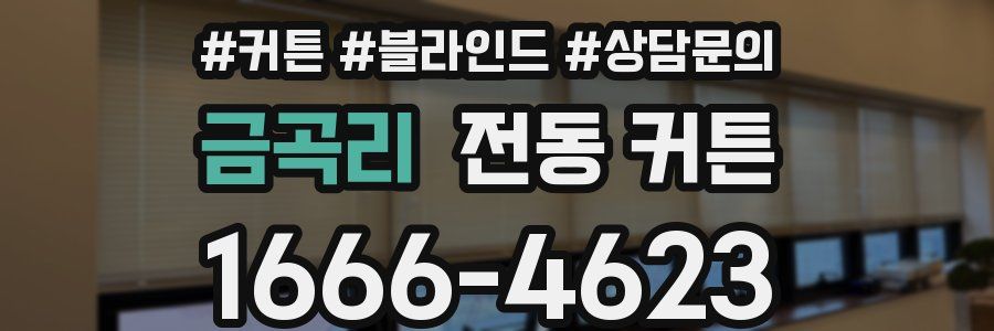 금곡리 전동 커튼