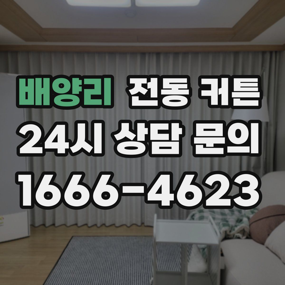 배양리 전동 커튼