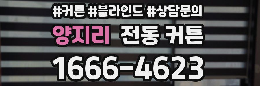 양지리 전동 커튼