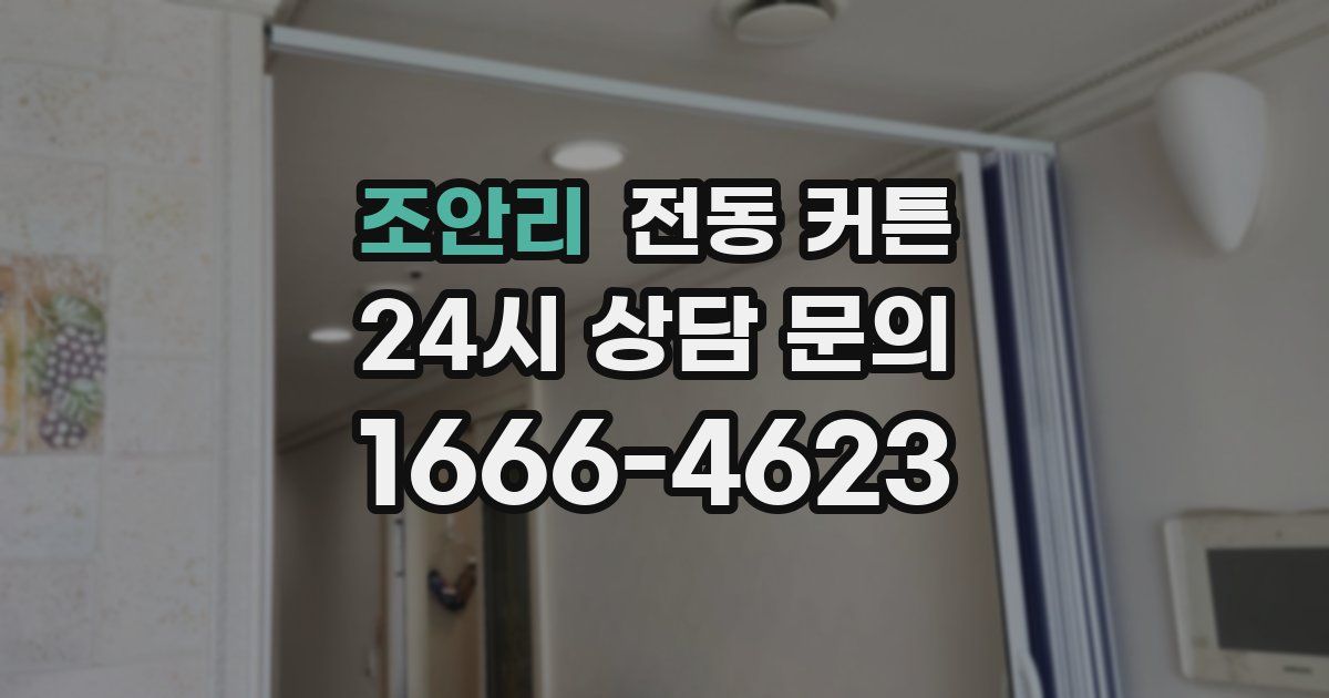 조안리 전동 커튼
