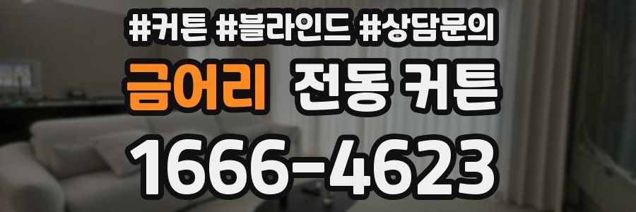 금어리 전동 커튼
