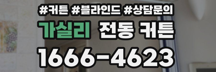 가실리 전동 커튼