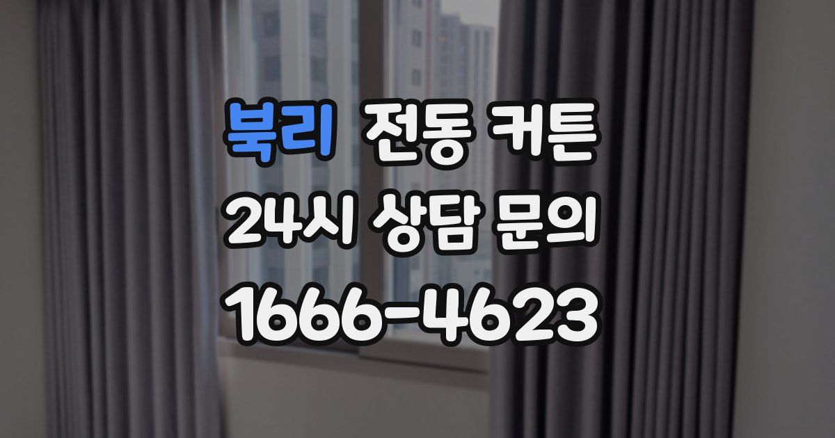 북리 전동 커튼