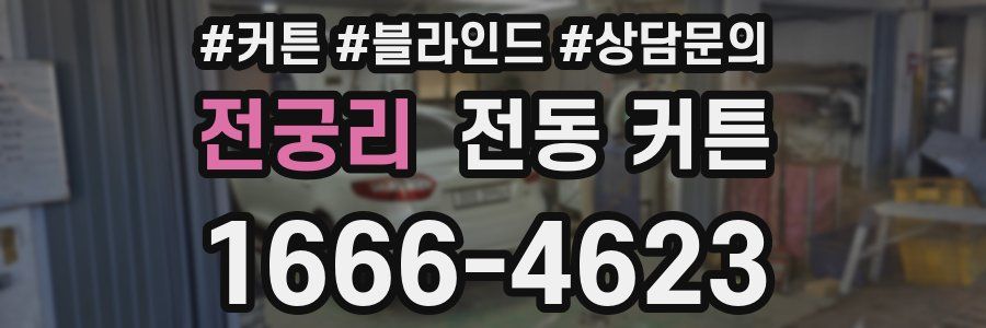 전궁리 전동 커튼