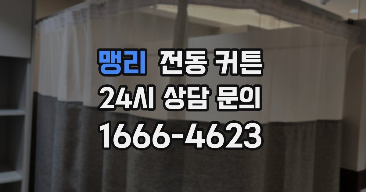 맹리 전동 커튼