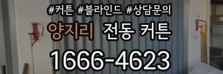 양지리 전동 커튼