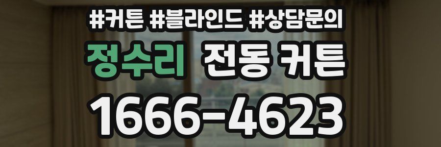 정수리 전동 커튼