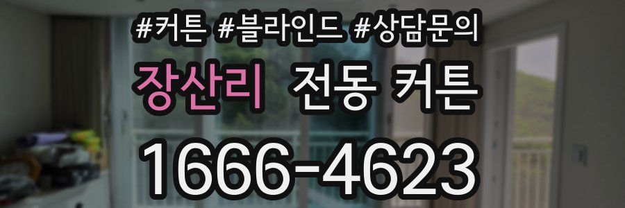 장산리 전동 커튼