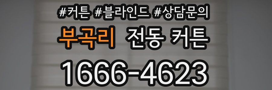 부곡리 전동 커튼