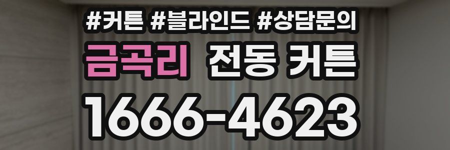 금곡리 전동 커튼