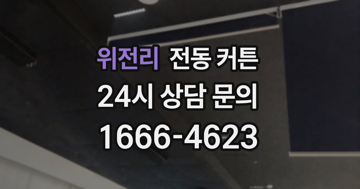 위전리 전동 커튼