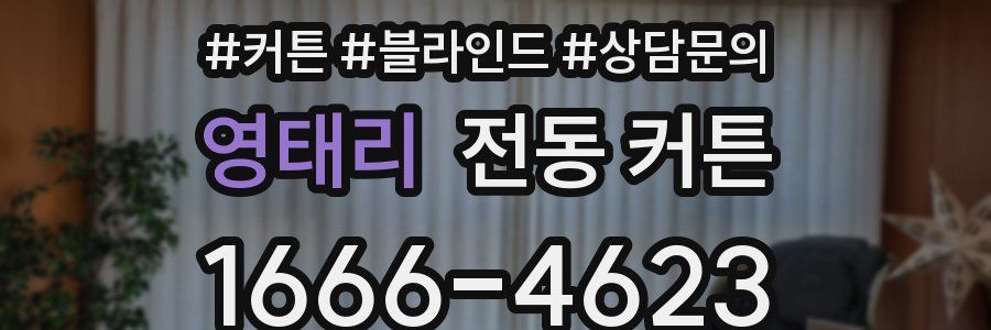 영태리 전동 커튼