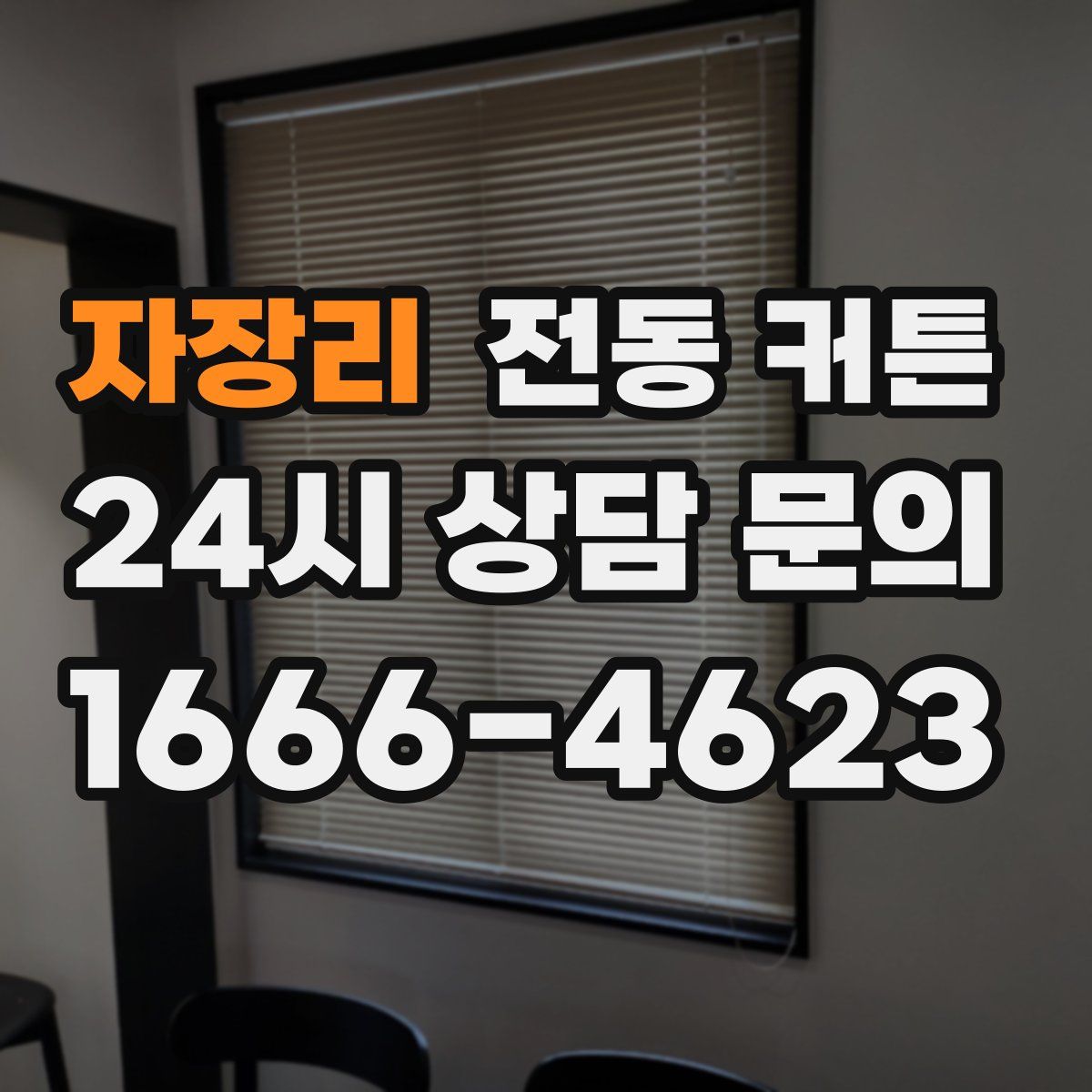 자장리 전동 커튼