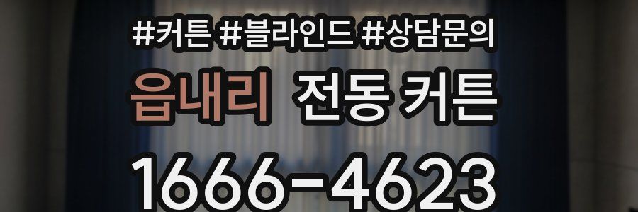 읍내리 전동 커튼