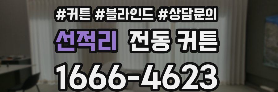 선적리 전동 커튼