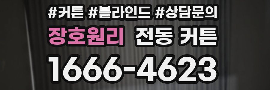 장호원리 전동 커튼
