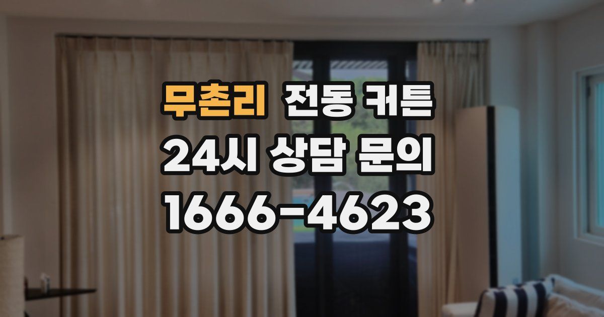 무촌리 전동 커튼