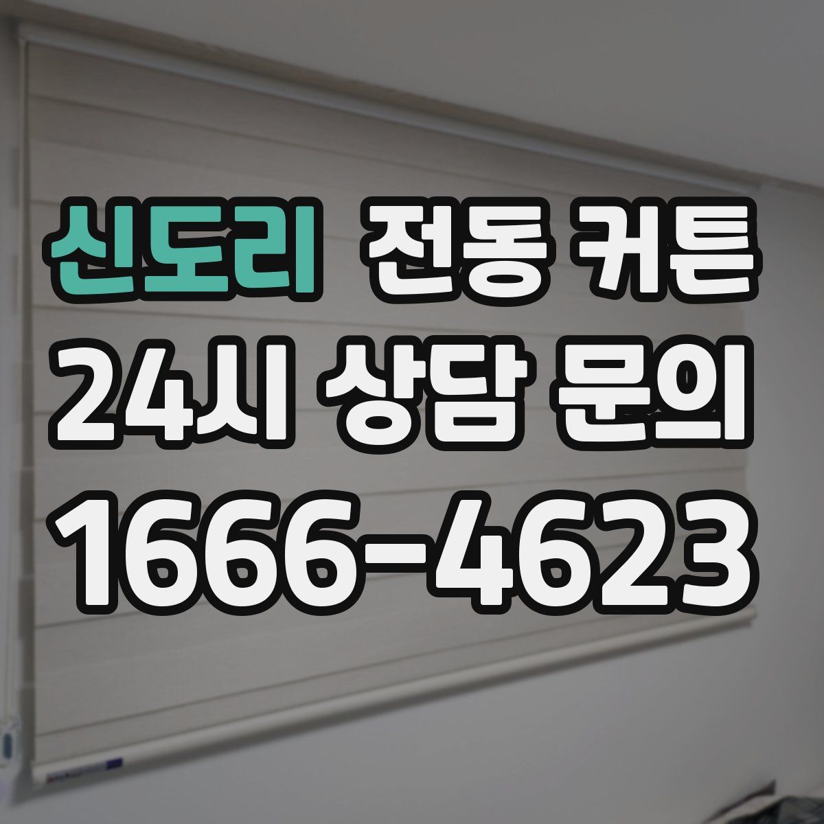 신도리 전동 커튼
