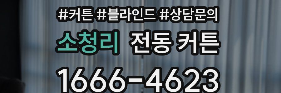 소청리 전동 커튼