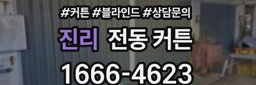 진리 전동 커튼