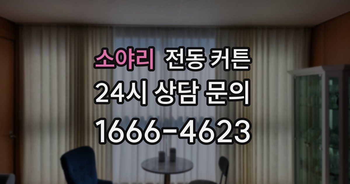 소야리 전동 커튼