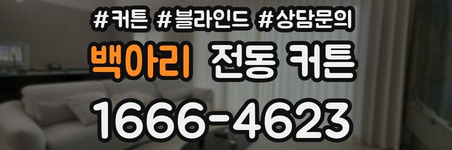 백아리 전동 커튼