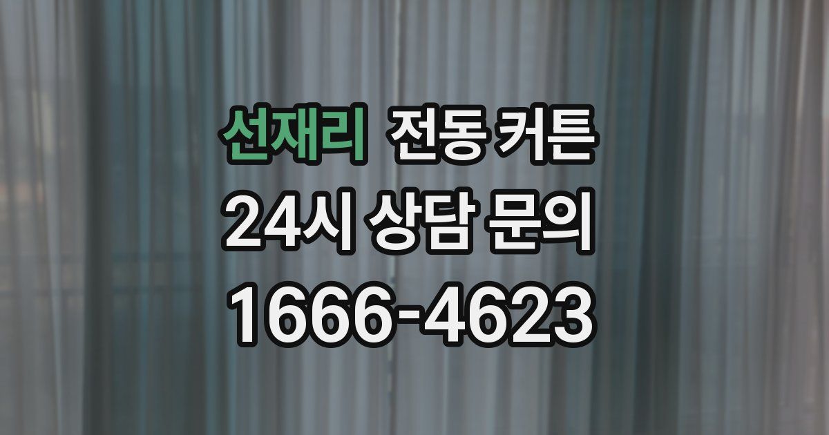 선재리 전동 커튼