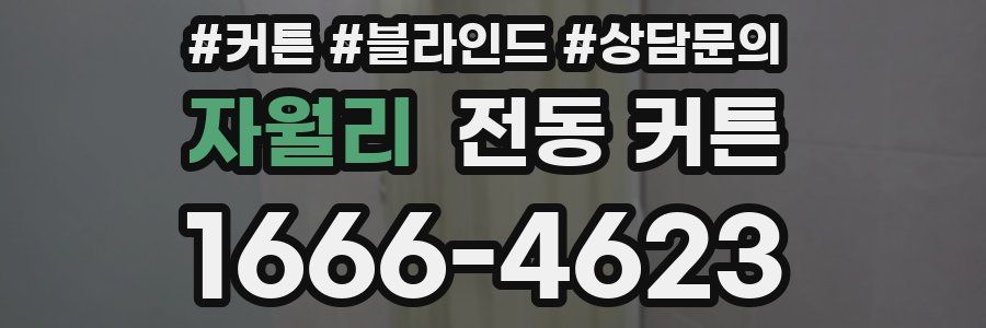 자월리 전동 커튼