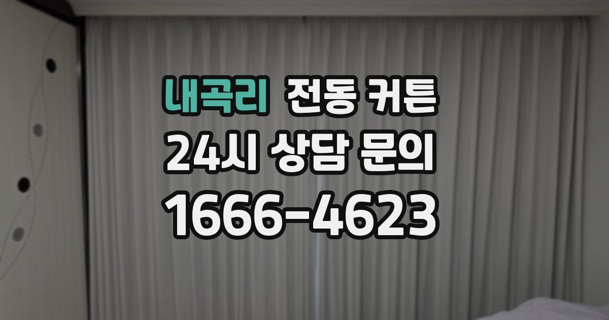 내곡리 전동 커튼
