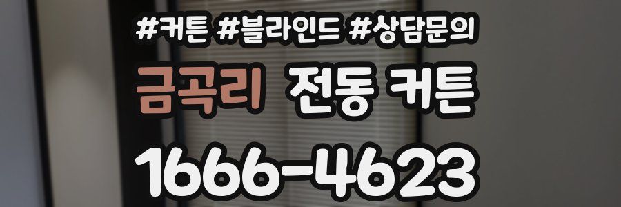 금곡리 전동 커튼